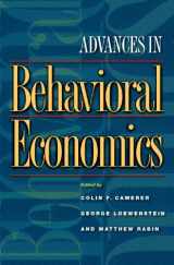 9780691116822-0691116822-Advances in Behavioral Economics (The Roundtable Series in Behavioral Economics)