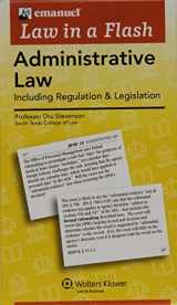 9781454846857-1454846852-Emanuel Law in a Flash Administrative Law: Including Regulation & Legislation