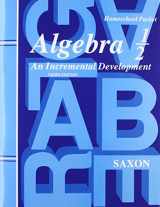 9781591411727-1591411726-Algebra 1/2: An Incremental Development (Third Edition) (Homeschool Packet) - Tests and Answers