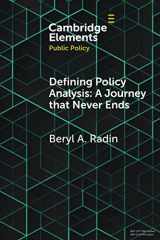 9781108927802-1108927807-Defining Policy Analysis: A Journey that Never Ends (Elements in Public Policy)