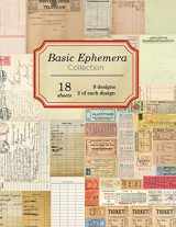 9781688915374-1688915370-Basic Ephemera Collection: 18 sheets - 9 designs - 2 of each design (Vintage Ephemera Collection)