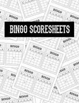 9781798232866-1798232863-Bingo Score Sheets: Bingo Score Cards for Bingo Players | Score Keeper Notebook | Game Record Book | 4 Bingo Cards Each Page | 8.5" x 11" - 100 Pages