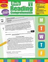9781629384788-162938478X-Evan-Moor Daily Reading Comprehension, Grade 5 - Homeschooling & Classroom Resource Workbook, Reproducible Worksheets, Teaching Edition, Fiction and ... Reading Comprehension, Grade 5, EMC 3615)