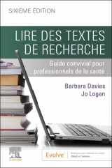 9780323661508-0323661505-Lire des textes de recherche: Guide convivial pour professionnels de la santé (French Edition)