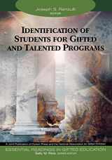 9781412904285-1412904285-Identification of Students for Gifted and Talented Programs (Essential Readings in Gifted Education Series)