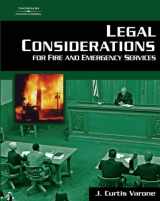 9781401865719-1401865712-Legal Considerations For Fire and Emergency Services