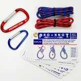 9780922273294-0922273294-Knot Tying Kit | Pro-Knot Best Rope Knot Cards, two practice cords and a carabiner