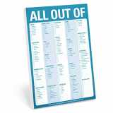 9781601061935-1601061935-Knock Knock All Out Of Grocery List Note Pad, 6 x 9-inches (Blue)