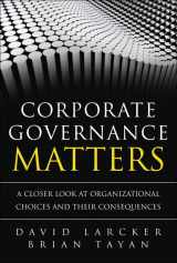 9780132180269-013218026X-Corporate Governance Matters: A Closer Look at Organizational Choices and Consequences