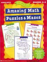 9780439042369-0439042364-Amazing Math Puzzles & Mazes (Grades 4-5)
