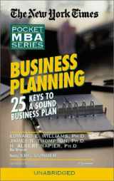 9781885408983-1885408986-Business Planning: The New York Times Pocket MBA Series