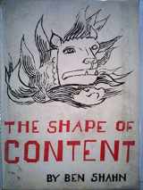 9780674805651-0674805658-The Shape of Content (The Charles Eliot Norton Lectures)