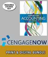 9781305134300-1305134303-Bundle: Survey of Accounting, 7th + CengageNOW, 1 term Printed Access Card