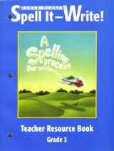 9780880855693-088085569X-Spell It-write Teacher Resource Book Grade 3