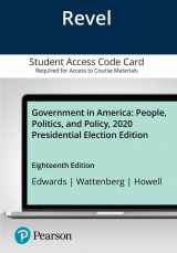 9780136966272-0136966276-Government In America: People, Politics, and Policy, 2022 Midterm Elections Update -- Revel Access Code