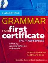 9780521533362-0521533368-Cambridge Grammar for First Certificate Book with Answers and Audio CD: Self-Study Grammar Reference and Practice (Cambridge Grammar for First Certificate, IELTS, PET)