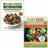 9789124098179-9124098175-The Plant-Based Diet Revolution By Dr Alan Desmond & Plant Based Cookbook For Beginners By Iota 2 Books Collection Set
