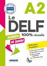 9782278088591-2278088599-Le DELF Scolaire et Junior 100% Réussite A2 - édition 2017-2018 - Livre + CD mp3