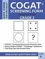 9781948255875-1948255871-COGAT Screening Form Practice Test: Grade 2 Level 8: Practice Questions from CogAT Form 7 / Form 8 Analogies Sections: Verbal/Picture Analogies, Number Analogies, & Figure Matrices