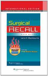 9781451110869-1451110863-Surgical Recall. Editor, Lorne H. Blackbourne