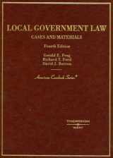 9780314159038-0314159037-Cases and Materials on Local Government Law, Fourth Edition (American Casebook Series)
