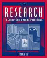 9780205318827-0205318827-Research: The Student's Guide to Writing Research Papers (3rd Edition)