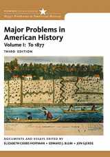 9780495915133-0495915130-Major Problems in American History, Volume I (Major Problems in American History Series)