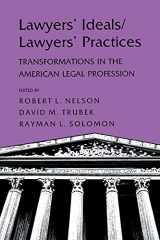 9780801497100-0801497108-Lawyers' Ideals/Lawyers' Practices: Transformations in the American Legal Profession