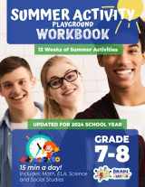 9781951048389-1951048385-Summer Activity Playground Grade 7-8: 12 Weeks of Summer Activities - Math, ELA, Science, Reading and Social Studies