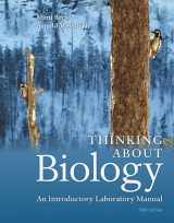 9780134033167-0134033167-Thinking About Biology: An Introductory Laboratory Manual (5th Edition)