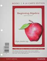 9780321828033-0321828038-Beginning Algebra, Books a la Carte Edition Plus NEW MyMathLab with Pearson eText -- Access Card Package (6th Edition)