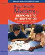 9780205627547-0205627544-What Really Matters in Response to Intervention: Research-based Designs