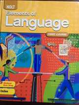 9780030941931-0030941938-Elements of Language: Student Edition Grade 7 2009
