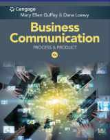 9780357129234-0357129237-Business Communication: Process & Product (MindTap Course List)