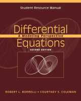 9780471433330-0471433330-Student Resource Manual to Accompany Differential Equations: A Modeling Perspective, 2e