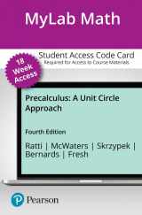 9780137552801-0137552807-Precalculus: A Unit Circle Approach -- MyLab Math with Pearson eText Access Code