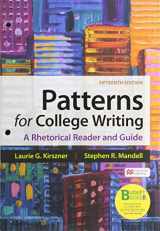 9781319330262-1319330266-Loose-leaf Version for Patterns for College Writing: A Rhetorical Reader and Guide