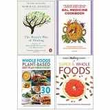 9789123854028-9123854022-Brains Way of Healing, Dal Medicine Cookbook, Whole Foods Plant Based Diet Plan, Hidden Healing Powers of Super & Whole Foods 4 Books Collection Set