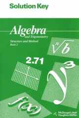 9780395470596-0395470595-Solution Key Algebra and Trigonometry Structure and Method Book 2