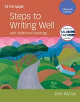 9781337899796-1337899798-Steps to Writing Well with Additional Readings (w/ MLA9E Updates) (MindTap Course List)