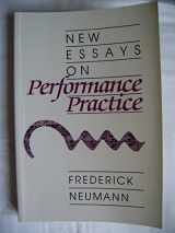 9781878822130-1878822136-New Essays on Performance Practice