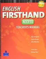 9789880030611-9880030613-English Firsthand Access Teachers Manual with CD-ROM