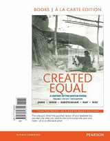 9780134376202-013437620X-Created Equal, Volume 1, Books a la Carte Edition Plus NEW MyHistoryLab for U.S. History -- Access Card Package (5th Edition)