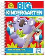 9781681474007-168147400X-School Zone - Big Kindergarten Workbook - 320 Spiral Pages, Ages 5 to 6, Early Reading and Writing, Numbers 0-20, Basic Math, Matching, Story Order, and More (Big Spiral Bound Workbooks)
