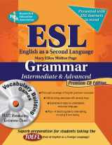 9780738604688-0738604682-ESL Intermediate/Advanced Grammar w/Vocab Builder w/CD-ROM (English as a Second Language Series)