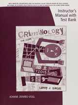 9780495810742-0495810746-Instructor's Manual with Test Bank Criminology the Core
