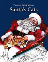 9781518788673-151878867X-Santa's Cats: Christmas Adult Coloring Book