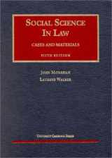 9781587781629-158778162X-Social Science in Law: Cases and Materials 5th Ed.