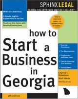 9781572484931-1572484934-How to Start a Business in Georgia, 4E (Legal Survival Guides)