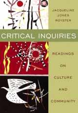 9780321015860-032101586X-Critical Inquiries: Readings on Culture and Community